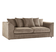 Jumbo Cord 3-Seater Sofa, Combination Of Durability & Comfort (Scatter Back)