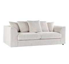 Jumbo Cord 3-Seater Sofa, Combination Of Durability & Comfort (Scatter Back)